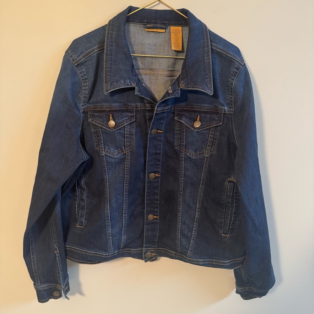 WRANGLER Women's Jean Jacket DENIM Western Size XL